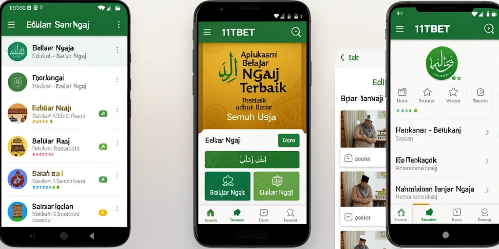 Tampilan antarmuka aplikasi 11TBET yang mudah digunakan.