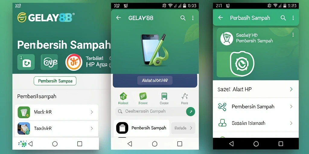 Antarmuka aplikasi GELAY88 yang bersih dan fungsional.