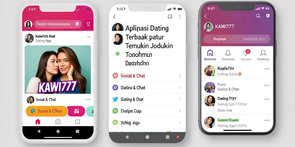 Antarmuka KAWI777 yang menarik dan mudah digunakan.