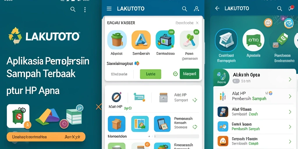Tampilan antarmuka LAKUTOTO yang sederhana dan mudah digunakan.