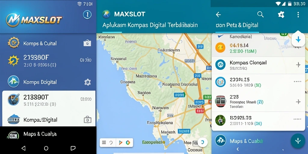 Tampilan antarmuka pengguna MAXSLOT yang sederhana dan fungsional.