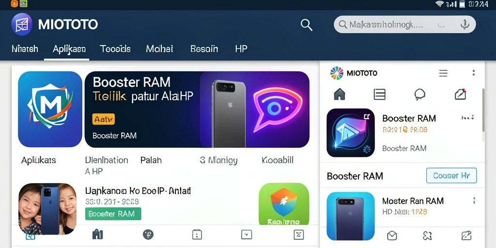 Tampilan antarmuka MIOTOTO yang sederhana namun efektif.