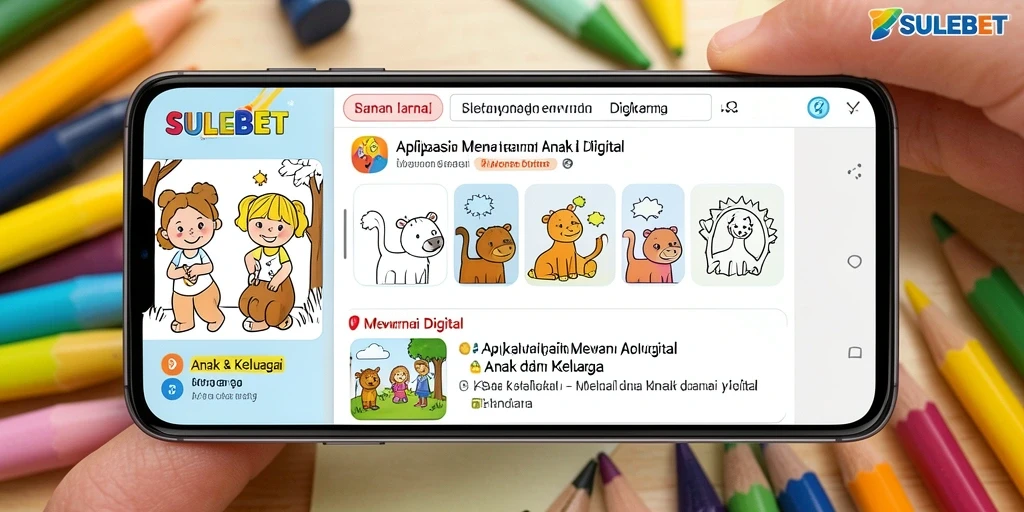 Tampilan antarmuka SULEBET yang menarik dan interaktif untuk mewarnai.